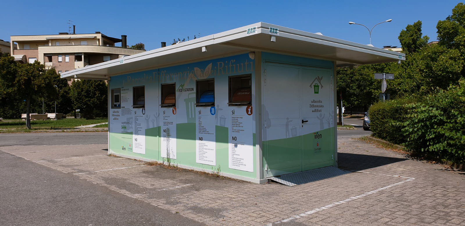 Ecoisole con accesso controllato